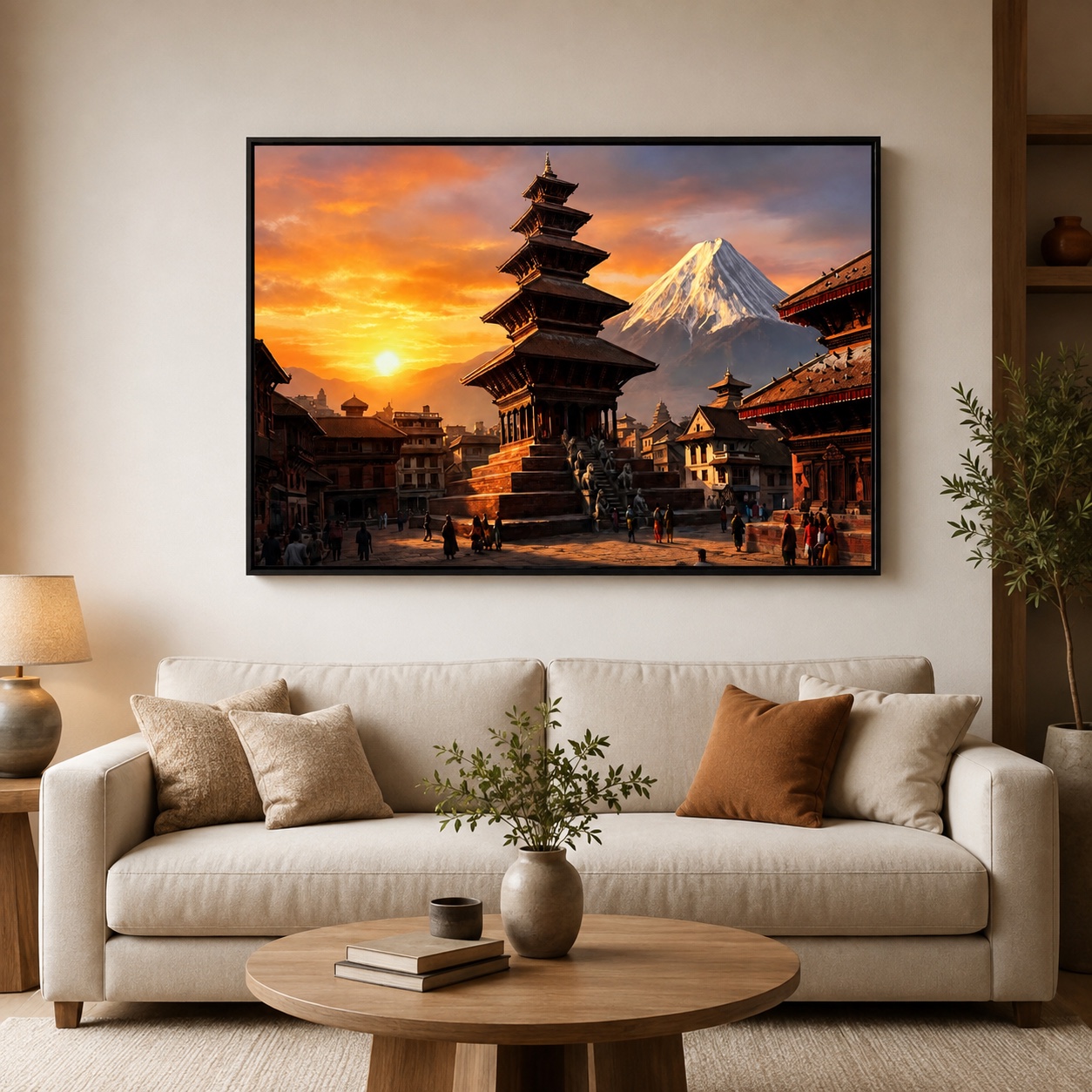 Sunrise over Bhaktapur